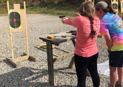 natbo one on one firearms training for women